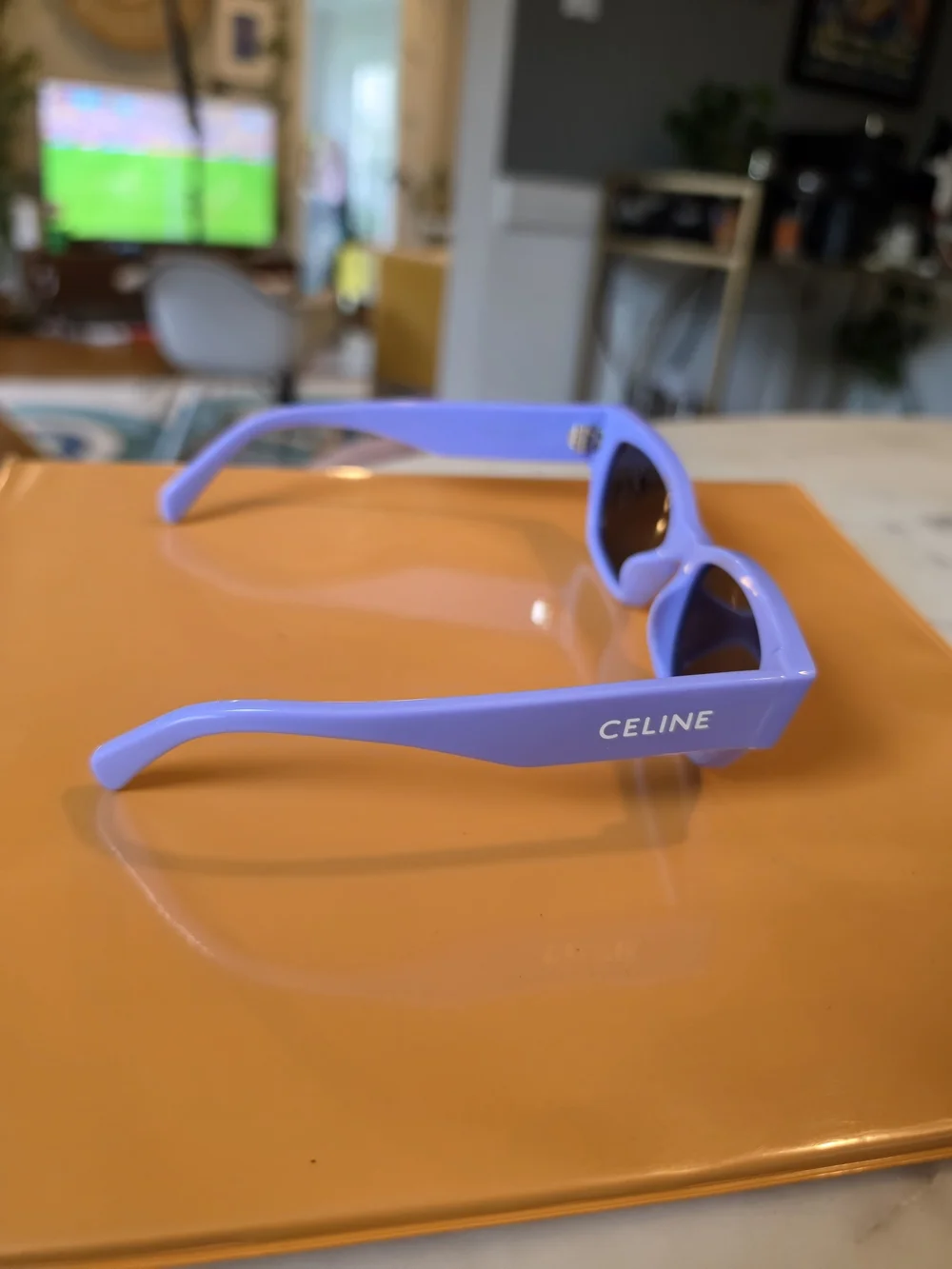 Celine Monochroms Lilac Cat Eye Sunglasses 54mm - Women's Fashion Eyewear